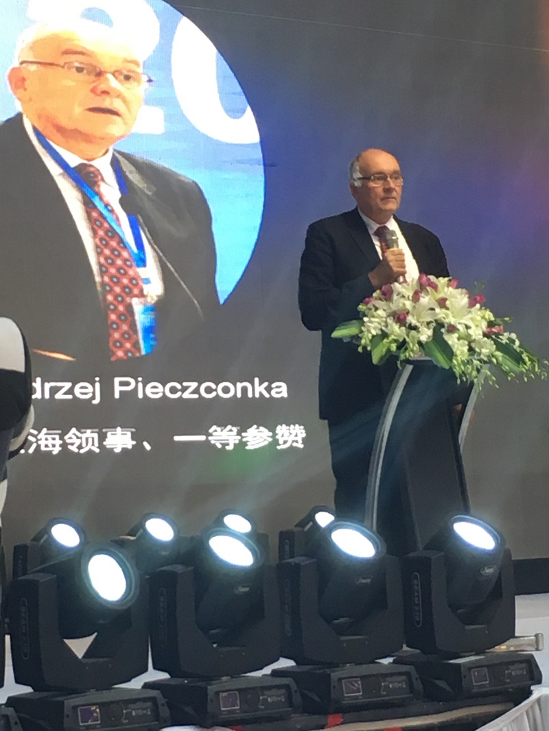 Konferencja promocja polskich jabłek w Shanghaju 